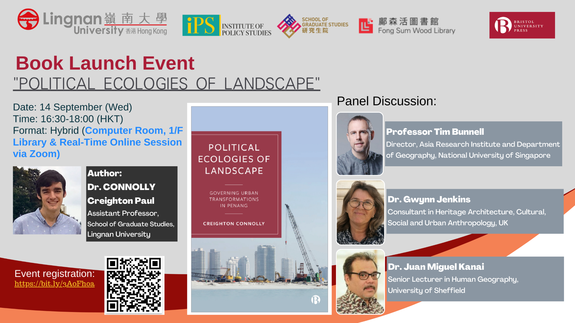 Book Launch Event —  Political Ecologies of Landscape