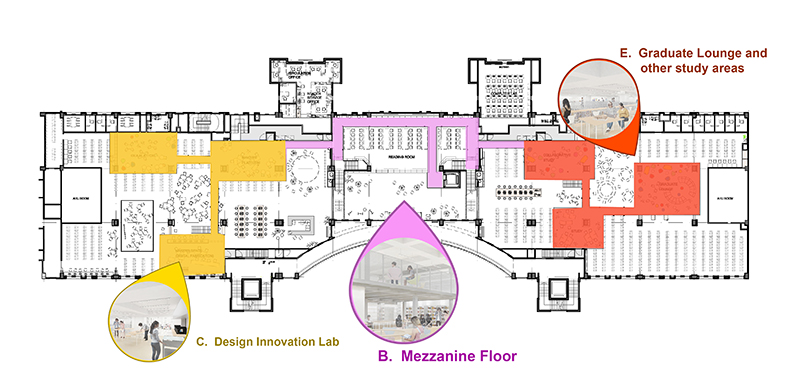 Library M/F Floor Plan