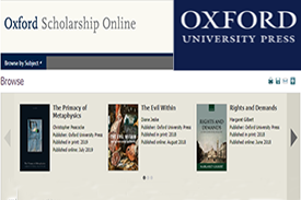 Featured Collection -  Oxford Scholarship Online